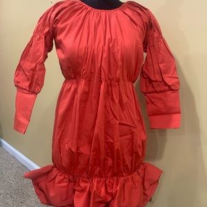 Ruffle red dress